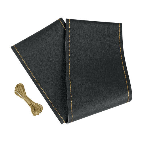 Lampa Premium LKW-Lenkradbezug aus Leder - M - 44/46 cm - Schwarz/Beige 98887