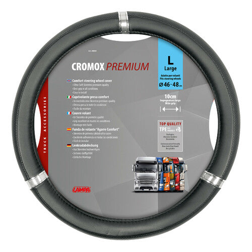 Lampa Cromox, Skeentex steering wheel cover - L - 46/48 cm