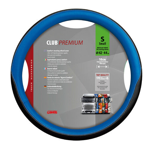Lampa Club, Skeentex Steering Wheel Cover - S - 42/44 cm - Blue