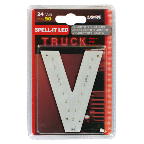 Lampa Spell-It Led, 90 mm, 24V - Red - V