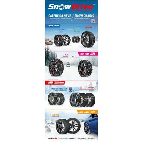SnowDrive-Poster 58x160 cm, Schneeketten
