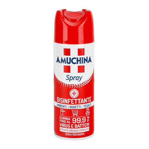 Lámpara desinfectante en aerosol Amuchina para habitaciones, objetos y tejidos - 400 ml AM419800