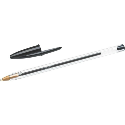 Bolígrafos Bic Cristal Original, caja de 50, color negro, BIC8373639