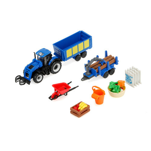 Tractores agrícolas Burago Mini Work Fendt/New Holland/Mass, Maisto, 3"