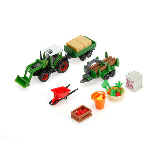 Tractores agrícolas Burago Mini Work Fendt/New Holland/Mass, Maisto, 3"