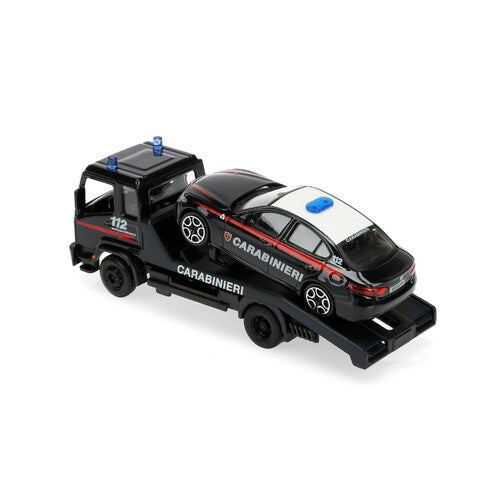 Burago Carro attrezzi Carabinieri con auto, Burago, scala 1:43