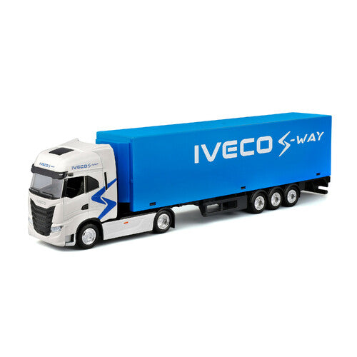 Burago Iveco S-Way con Remolque, Burago, Escala 1:43
