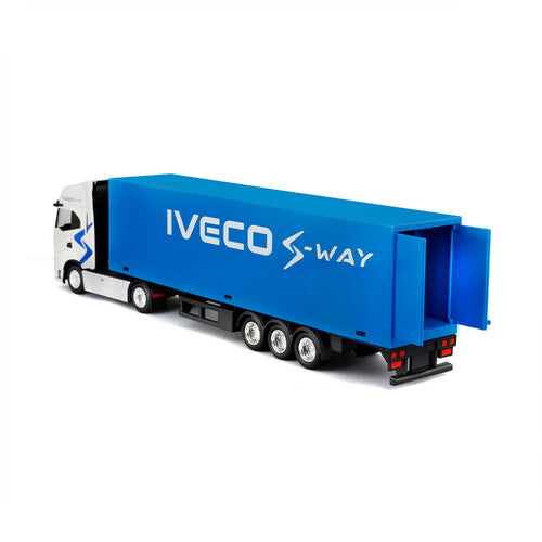 Burago Iveco S-Way con Remolque, Burago, Escala 1:43