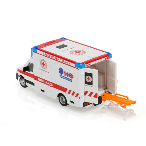 Ambulancia Burago con Camilla, Burago, Escala 1:43