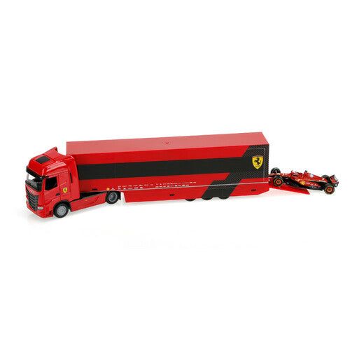 Burago Iveco S-Way 570 Ferrari Racing Leclerc, Burago, scala 1:43