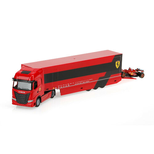 Burago Iveco S-Way 570 Ferrari Racing Leclerc, Burago, scala 1:43