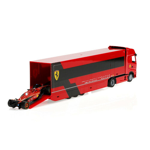 Burago Iveco S-Way 570 Ferrari Racing Leclerc, Burago, scala 1:43