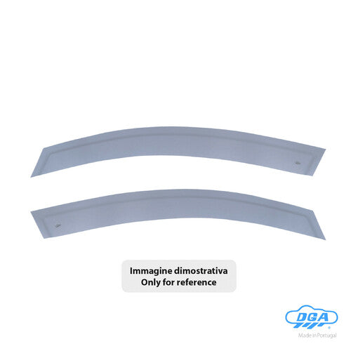 Juego de deflectores de viento delanteros adhesivos DGA - Tesla Model 3 4p (03/19>)