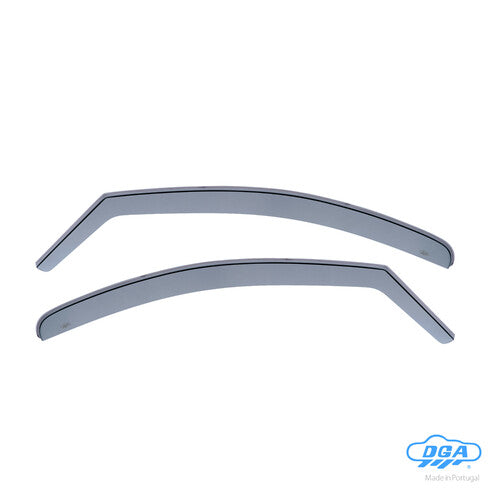 DGA Long window air deflectors Peugeot 206 5p 09/98>02/09