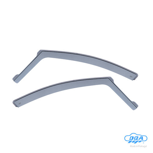 DGA Deflectores de viento largos para ventanilla Peugeot 207 5p 05/06>11/12