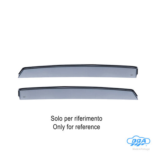 DGA Set deflettori aria posteriori ad incastro - Hyundai Tucson (11/20>)