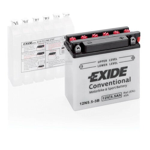 Exide Batteria 12V - Exide Bike Conventional - 6 Ah - 45 A