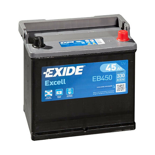Batería Exide 12V - Exide Excell - 45 Ah - 330 A - E02