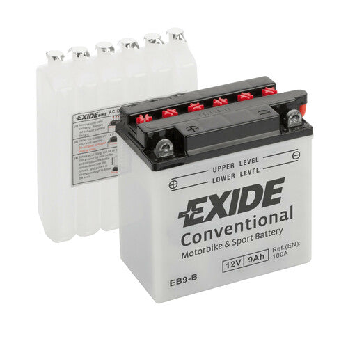 Batería Exide de 12 V - Bicicleta Exide Convencional - 9 Ah - 100 A