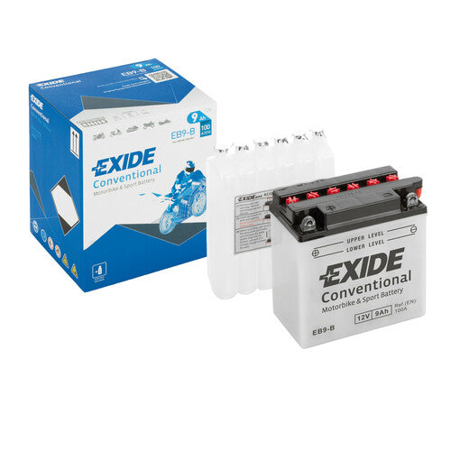 Batería Exide de 12 V - Bicicleta Exide Convencional - 9 Ah - 100 A