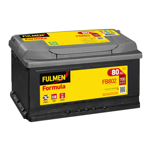 Fulmen FB802 Batteria Auto 12V Formula 80 Ah 700 A