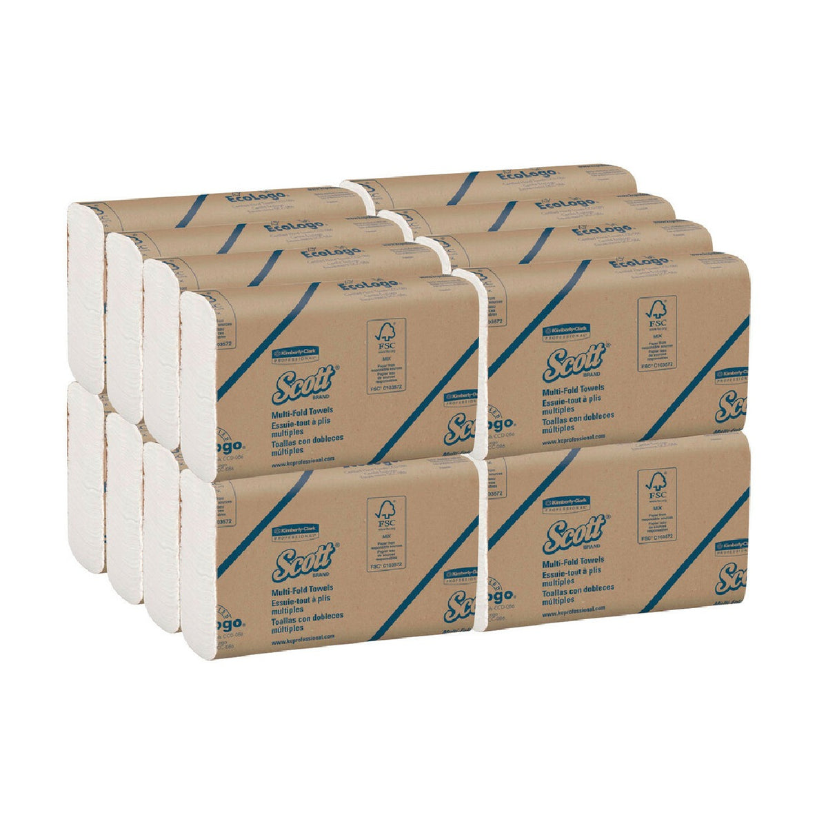 Lampa Set 16 box da 250 fogli asciugamani carta 1 velo intercalati con piega a Z