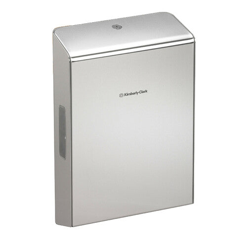 Dispensador de toallas de papel intercaladas de acero inoxidable Lampa con plegado en Z KC7259