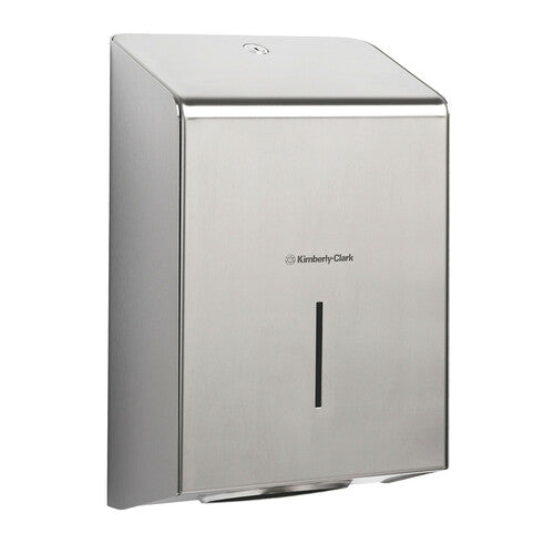 Spenderleuchte aus Edelstahl für Papierhandtücher