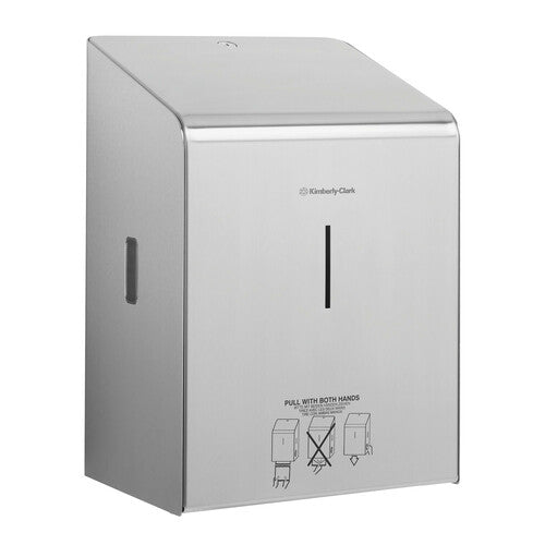 Dispensador de toallas de papel de acero inoxidable Lampa, rollo XL, KC8976