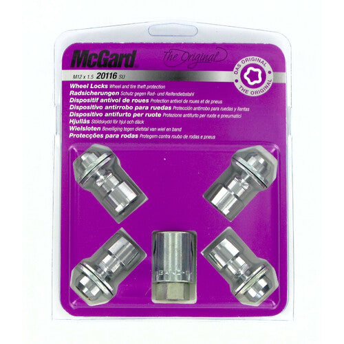 McGard Flachradmuttern-Set, 4-teilig - Original - K010