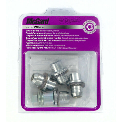 McGard Flachradmuttern-Set, 4-teilig - Original - L010