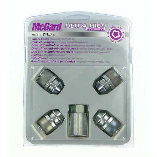 McGard Kegelradmuttern-Set, 4-teilig – Ultrahohe Sicherheit – F150
