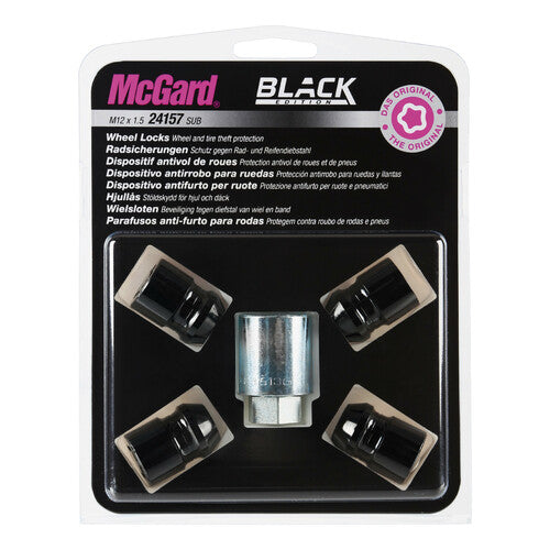 McGard Dadi ruota auto conici kit 4 pz - Black Edition - F150