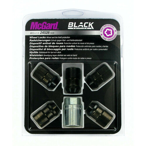 McGard Kegelradmuttern-Set 5-teilig - Black Edition - F170