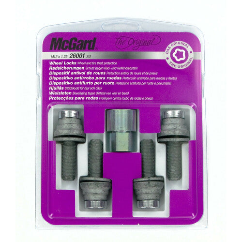 Juego de 4 pernos para rueda de coche McGard Flat con arandela - Original - D020