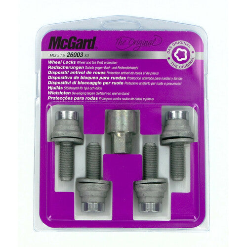 McGard Flachradschrauben mit Unterlegscheiben, 4er-Set - Original - D040
