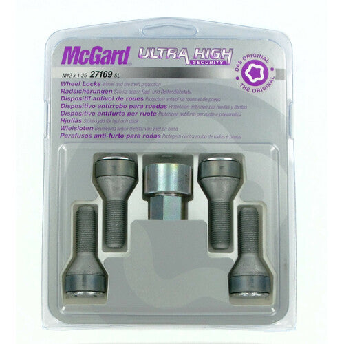 McGard Kegelradschrauben-Set 4-teilig - Ultrahohe Sicherheit - A060