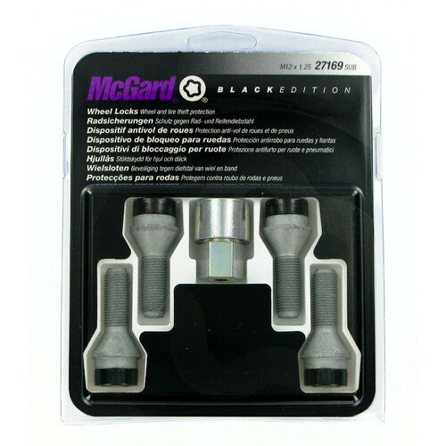 McGard Kegelradschrauben-Set 4-teilig - Black Edition - A060