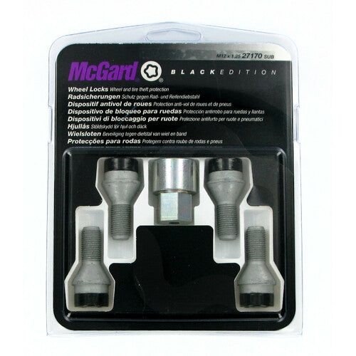 McGard Kegelradschrauben-Set 4-teilig - Black Edition - A050