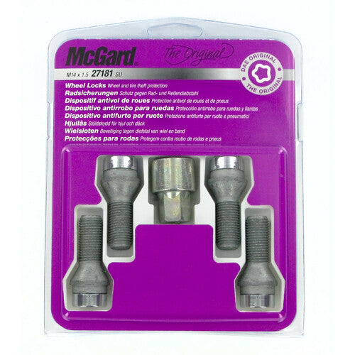 Kit de pernos cónicos para ruedas de coche McGard (4 piezas) - Original - A290