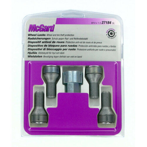 McGard Tapered Wheel Bolt Kit 4 pcs - Ultra High Security - A270