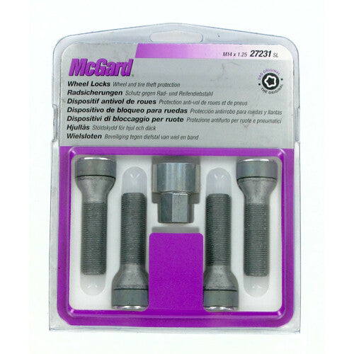 Kit de pernos de rueda cónicos McGard (4 piezas) - Ultraalta seguridad - A250