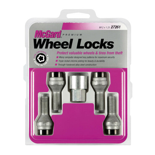 McGard Bulloni ruota auto conici kit 4 pz - Black Edition - A055