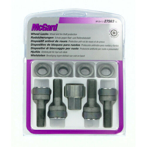 McGard Radbolzen mit Kegelscheiben-Set, 4 Stück, Ultrahochsicherheit C020