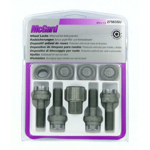 Juego de 4 tornillos para rueda de coche McGard con arandelas cónicas - Original - C020