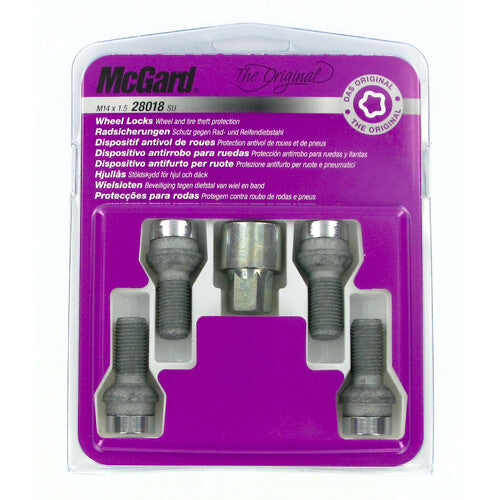 Kit de pernos esféricos para ruedas de coche McGard (4 piezas) - Original - E080
