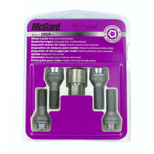 McGard Bulloni ruota auto sferici kit 4 pz - Original - E040