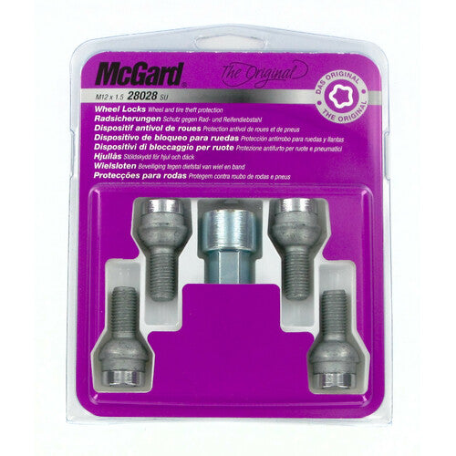 McGard Bulloni ruota auto sferici kit 4 pz - Original - E020