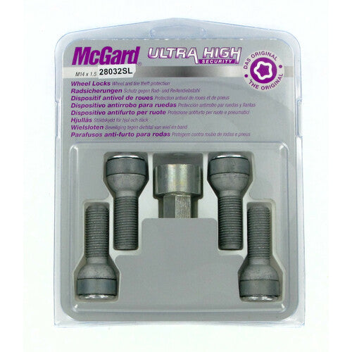 McGard 4-Piece Spherical Car Wheel Nut Kit - Ultra High Security - E110