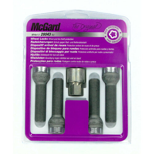 Kit de pernos esféricos para ruedas de coche McGard (4 piezas) - Original - E150